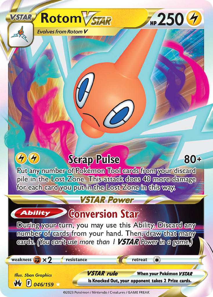 Rotom VSTAR - 046/159 - Scroll and Circuit Games